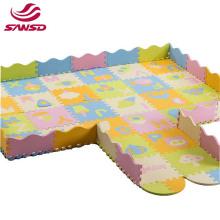 Eco-friendly educational  EVA puzzle floor baby play mat for crawling